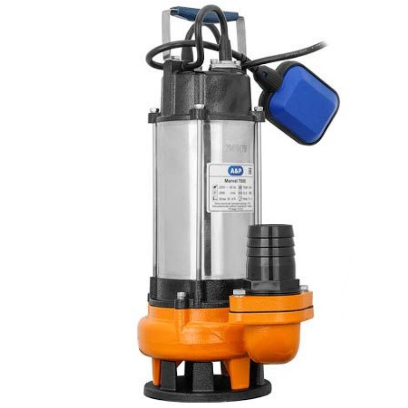 Насос погружной фекальный AP Marvel 1200 FE 33312 AP02A06 9002₽