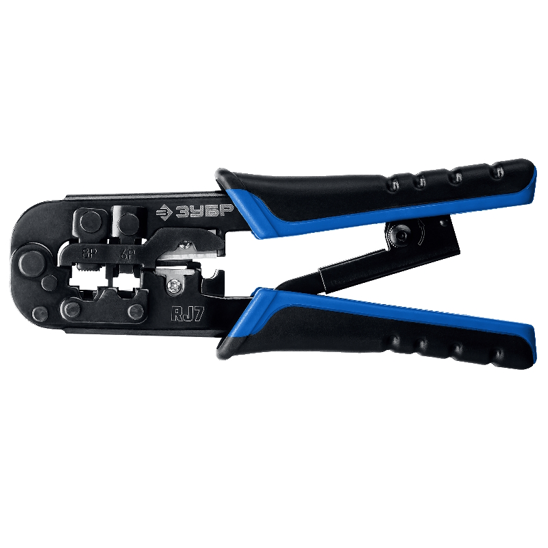 Кримпер универсальный Зубр Профессионал 22650 RJ-7 RJ45 RJ11RJ12 1117₽