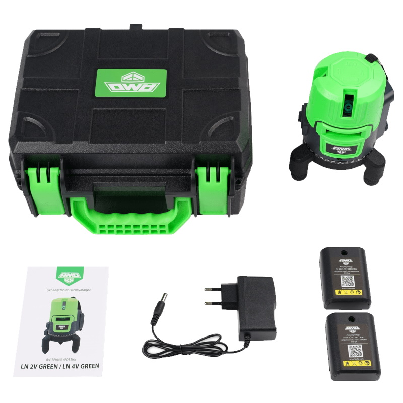 Лазерный нивелир с зеленым лучом AMO LN 2V Green 821302 в Кинешме