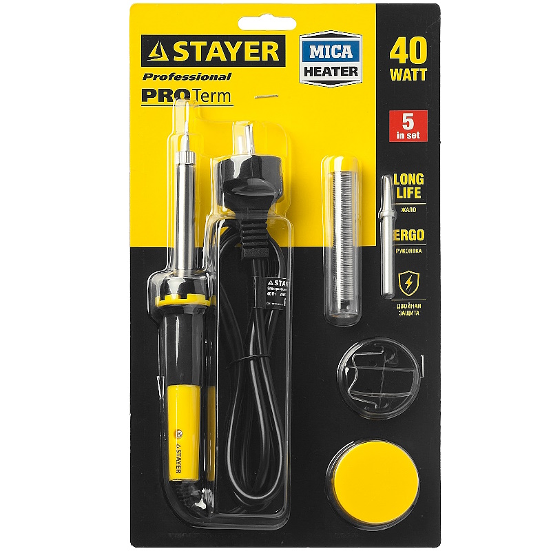 Набор для паяльных работ Stayer PROFI PROTerm 55312-40-H5 40 Вт в Рыбинске