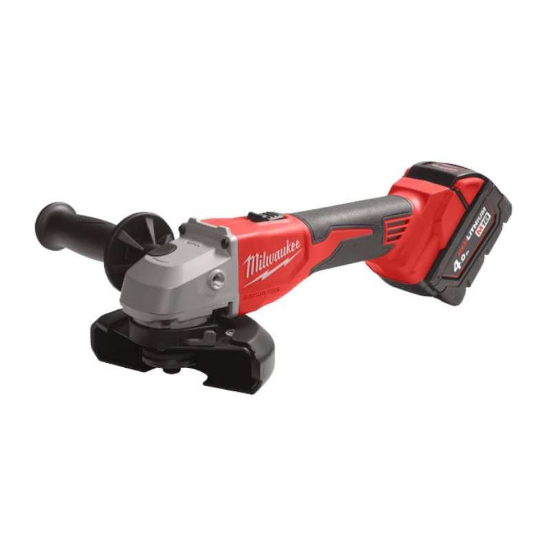 Угловая шлифмашина (болгарка) аккумуляторная Milwaukee M18 BLSAG125X-402X 4933492644, 125 мм, 18 В, в кейсе в Твери