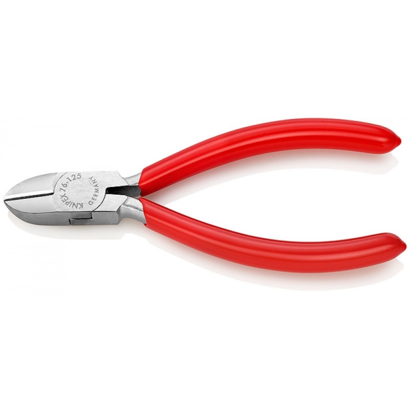 Бокорезы Knipex KN-7603125 для электромеханика 125 мм хром обливные ручки 5584₽
