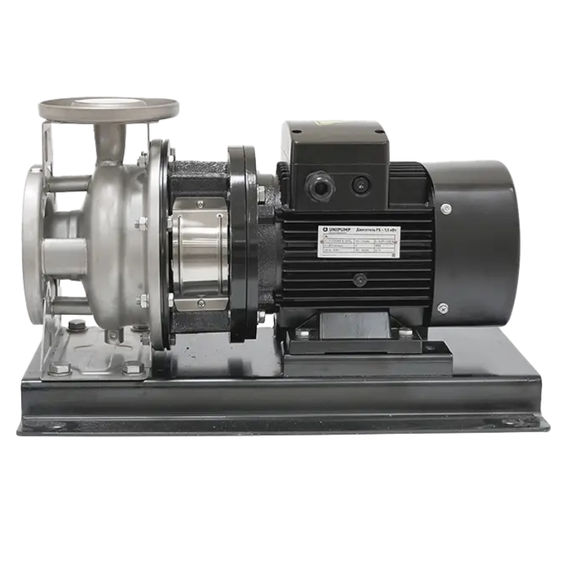 Насос центробежный Unipump FS80-65-125-5.5 29068, горизонтальный одноступенчатый