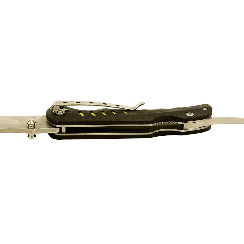 Нож складной Hanskonner HK1076-10-1 (200 мм, клинок 90 мм, шило, рукоять G10, подшипник)