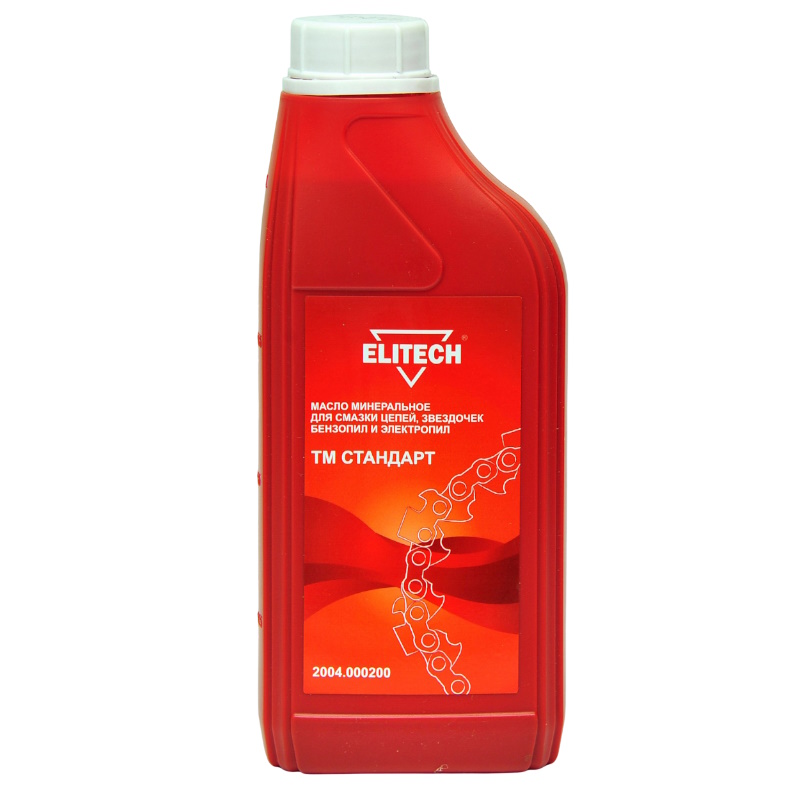 Масло минеральное для смазки цепей Elitech 2004000200 176459 ТМ Стандарт 1л 339₽