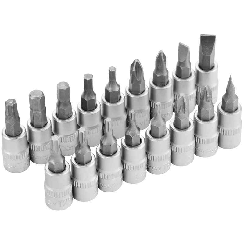 Набор инструментов MTX 13563, 1/2", 1/4", пластиковый кейс, 82 предмета