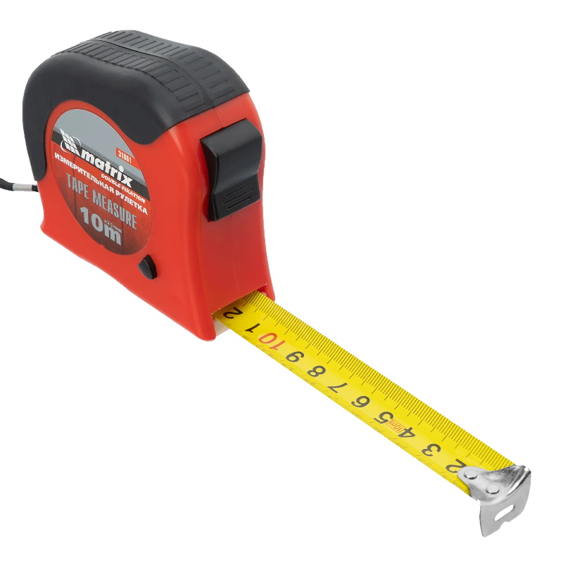 Pулетка Matrix 31061, 10м*25мм, Double fixation в Вологде