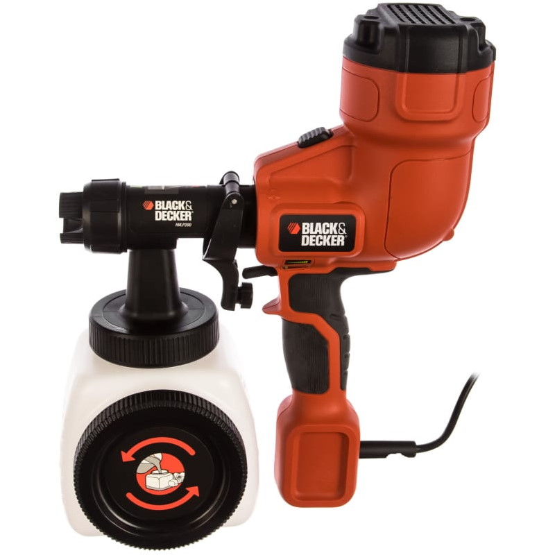 Электрический краскопульт Black+Decker HVLP200-QS, бачок 1200 мл в Кинешме