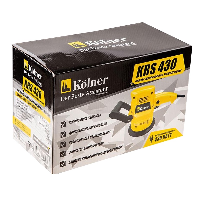 Эксцентриковая шлифовальная машина Kolner KRS 430 в Рыбинске