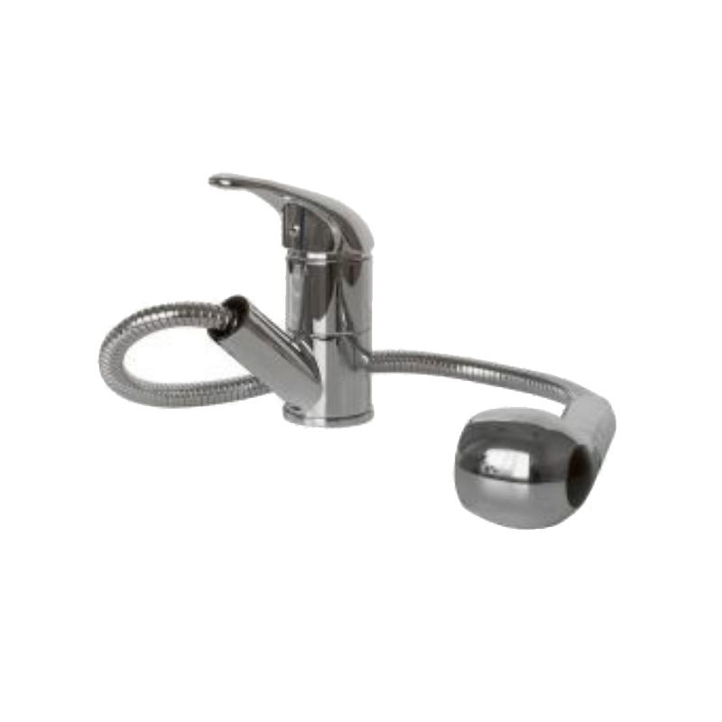 Смеситель для кухни с выдвижной лейкой Frap F6003