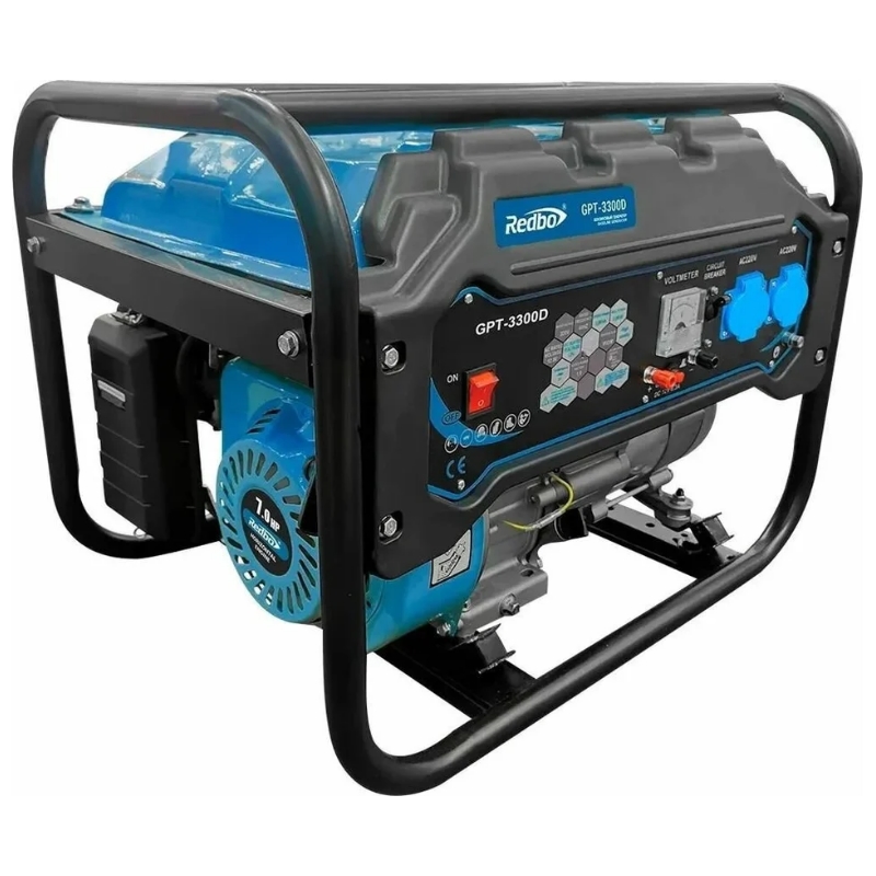Бензиновый генератор Redbo GPT-3300D, 35818 в Муроме