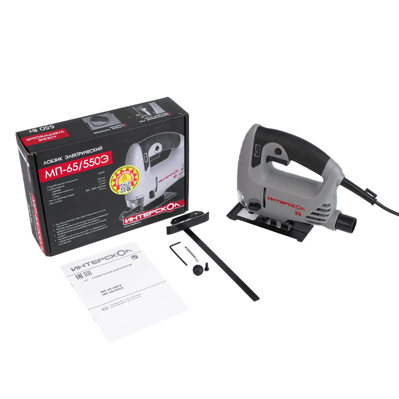Электрический лобзик Интерскол МП-65/550Э