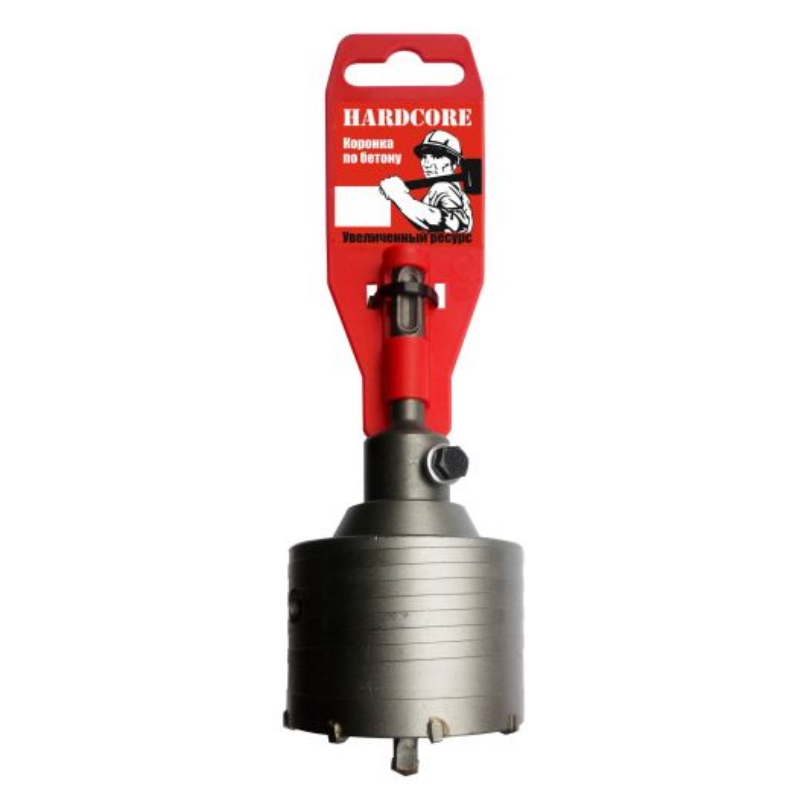 Коронка по бетону Hardcore (55 мм, в сборе)