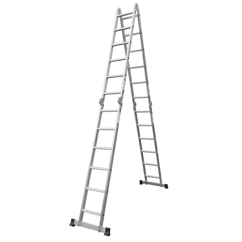 Лестница алюминиевая многофункциональная Startul ST9732-06 4х6 ступ стрем-330см лестн-680см 158кг 13196₽