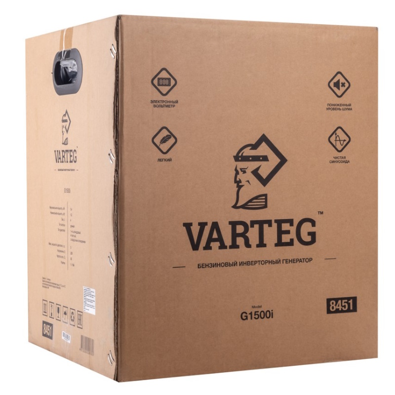 Инверторный генератор Varteg G1500i, 8451 в Вологде