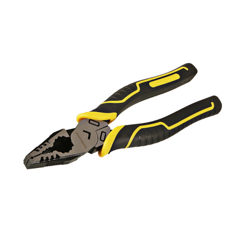 Пассатижи Hanskonner HK1020-02-1-175 175мм эксц шарнир30 к силе реза СrV TPR рук 740₽