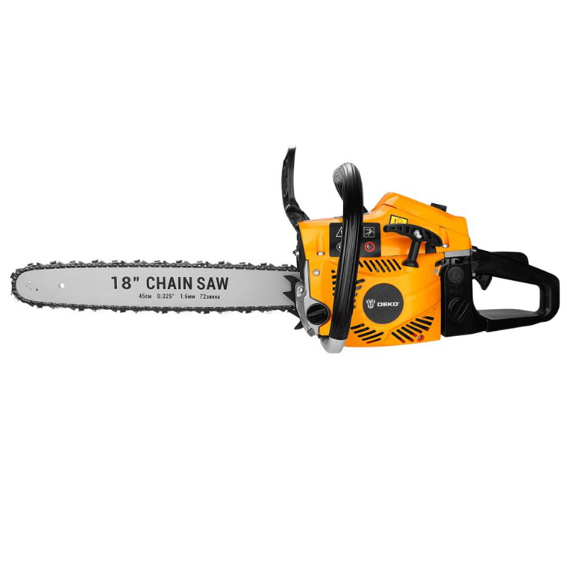 Бензопила Deko DKCHS 52-18 PLUS 085-2003, 3,8 л.с., 52 куб.см, 18", в сумке в Рыбинске