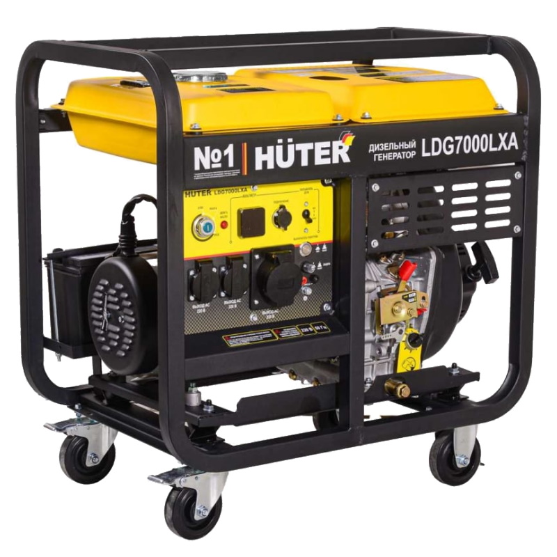 Дизельный генератор Huter LDG 7000LXА, 64/2/8 в Рыбинске