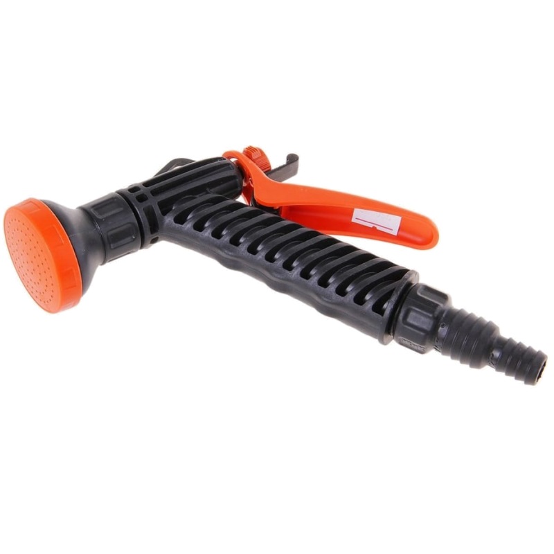 Душ-пистолет поливочный Жук MW-3216-00 с фиксатором, штуцер 1/2" - 3/4" в Угличе