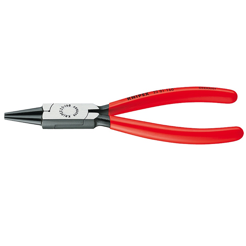 Круглогубцы Knipex KN-2201160 губки d3x30 мм длина 160 мм фосфатированные обливные ручки 3532₽