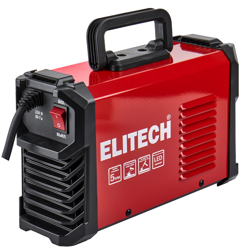 Инвертор Elitech АИС 180 ЖК 204744, MMA,160-250В, 6.1 кВт, 20-180А, ПВ=180А в Муроме