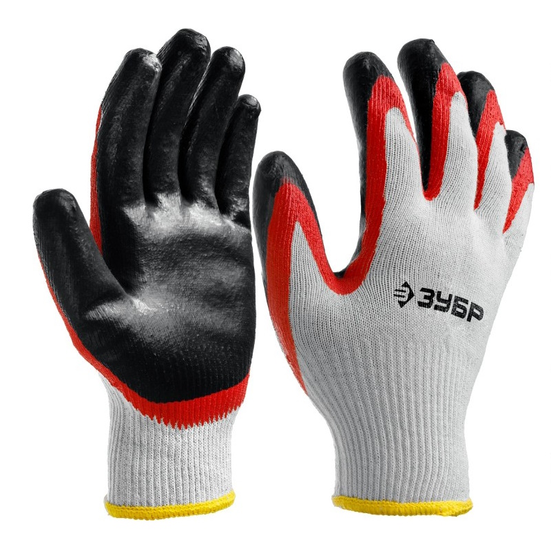 Трикотажные перчатки Зубр Мастер 11459-К10 пара 65₽