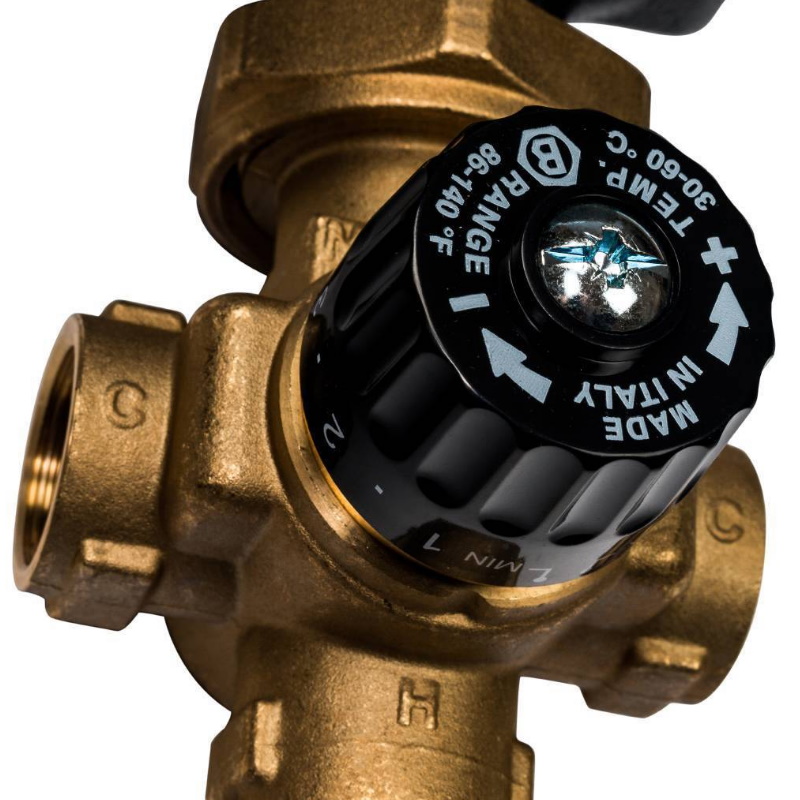 Насосно-смесительный узел Stout Grundfos 25-65 SDG-0020-002002 с термостатическим клапаном и байпасом в Костроме