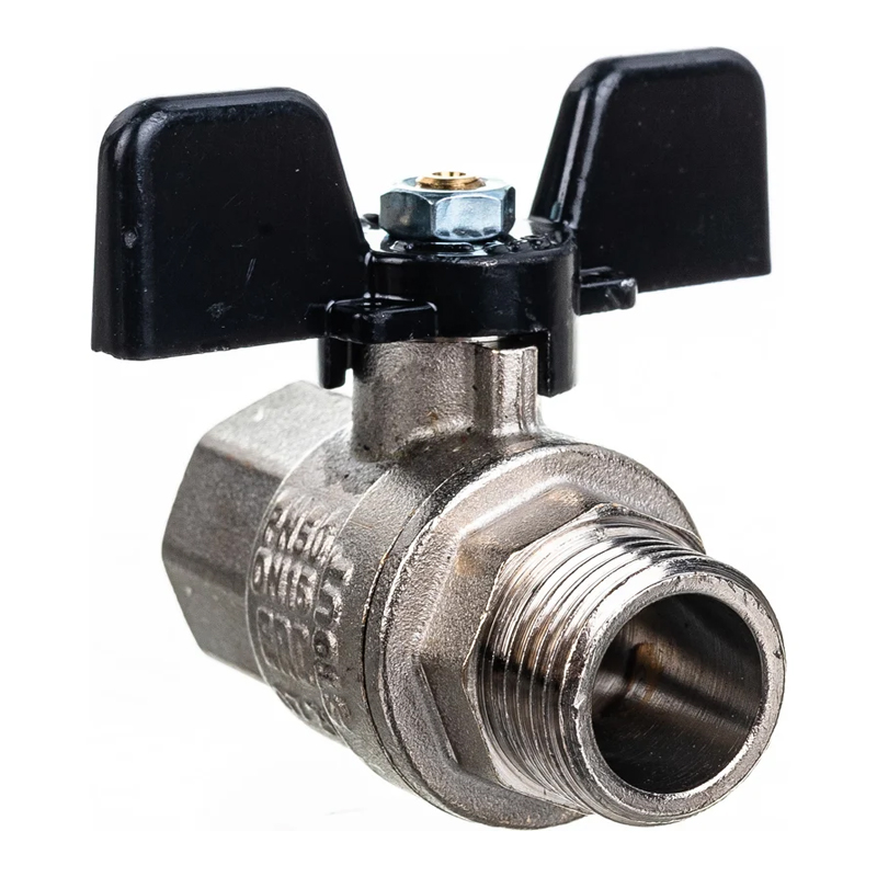 Кран шаровой полнопроходной Stout SVB-0004-200015 (ВР/НР 1/2" бабочка) в Туле