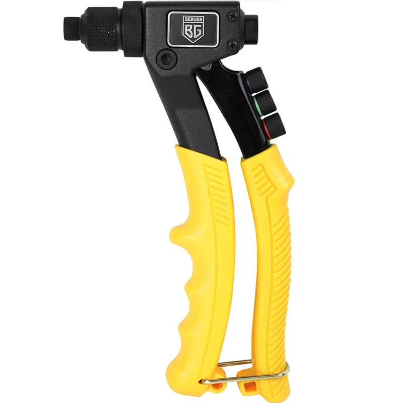 Заклепочник усиленный Berger BG4002 для вытяжных заклепок в кейсе 2489₽