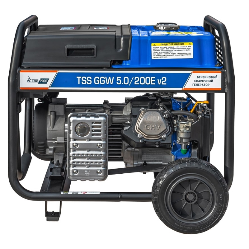 Сварочный генератор TSS PROF GGW 5.0/200E v2, 45624