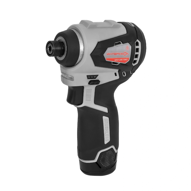 Бесщеточный профессиональный ударный шуруповерт Интерскол ШАУ-22012ВЭ 8031070 без АКБ и ЗУ 4790₽