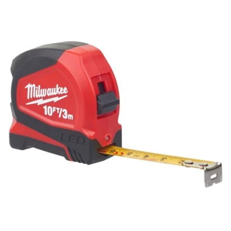 Рулетка с подсветкой Milwaukee 48226602, 3 м, 12 мм в Кинешме