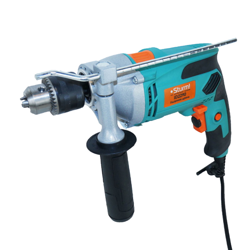Дрель ударная Sturm ID2290 980Вт 0-2800обмин 0-44800удмин металлический редуктор шн 4м 4327₽