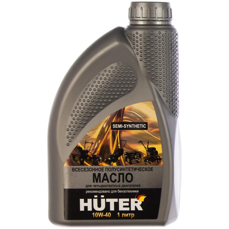 Масло моторное Huter 73/8/1/1 10W-40 полусинтетическое для 4-х такт. двигателей, для техники, 1 л. в Муроме