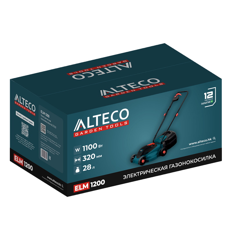 Газонокосилка электрическая Alteco ELM 1200 27895 в Ярославле
