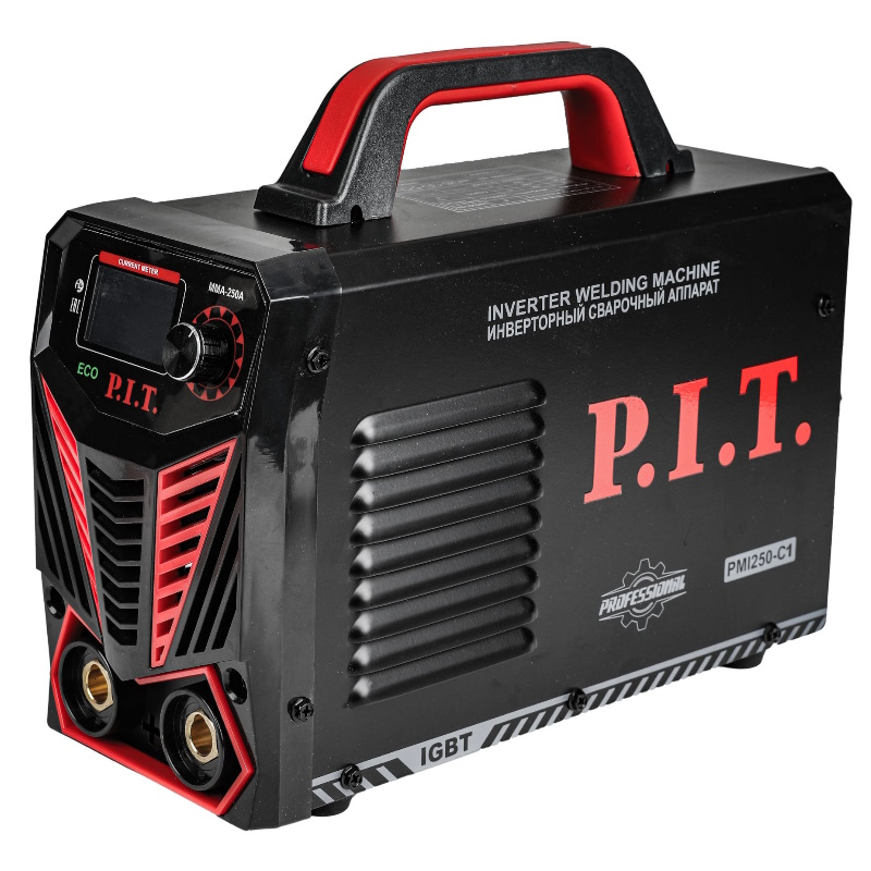 Сварочный аппарат PIT PMI250-C1 IGBT 68 кВт 250А ПВ-45 ММА 16-40мммаска краги электроды