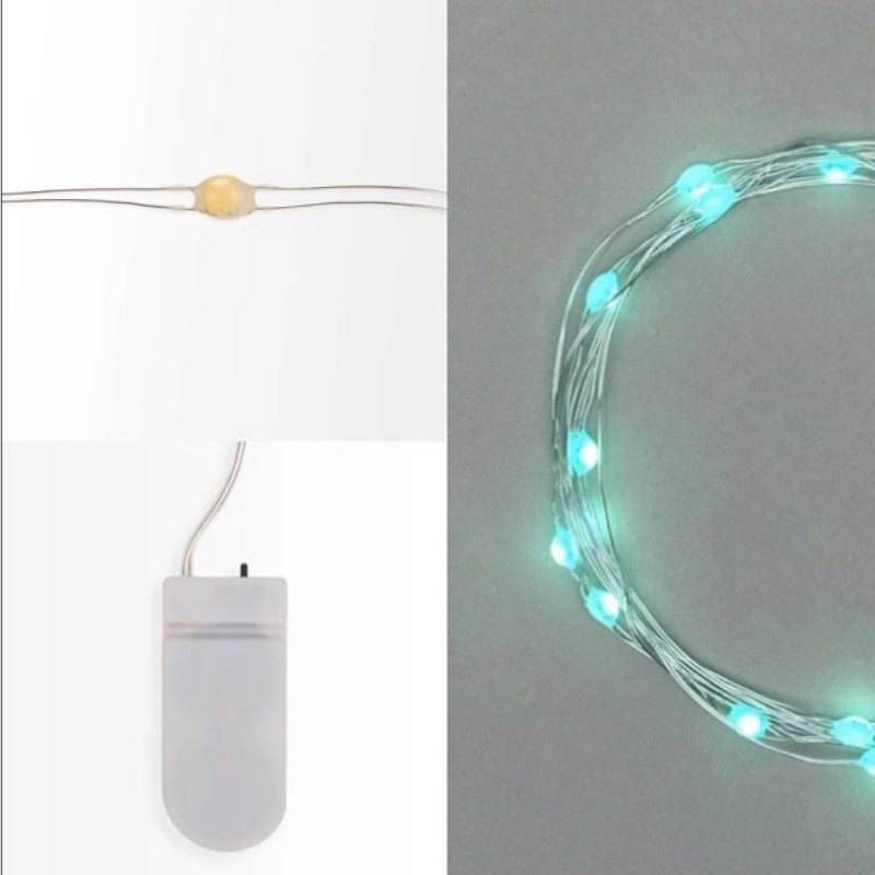 Гирлянда светодиодная Neon-Night "Роса" 303-004 305408, 2 м, 20 LED, бирюзовый  в Угличе