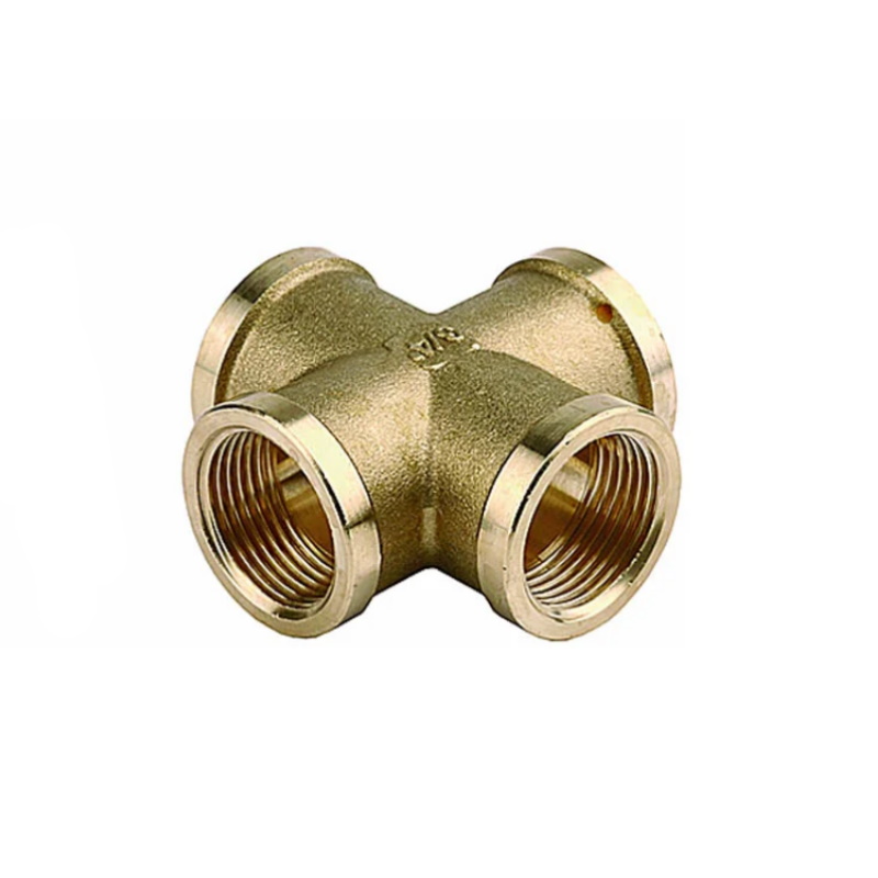 Крестовина General Fittings 51049-1/2 латунь, г/г/г/г, 1/2"  в Угличе