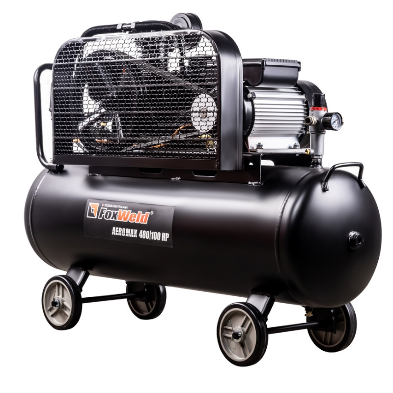 Компрессор масляный ременной FoxWeld AEROMAX 480/100 HP 6796 в Ярославле
