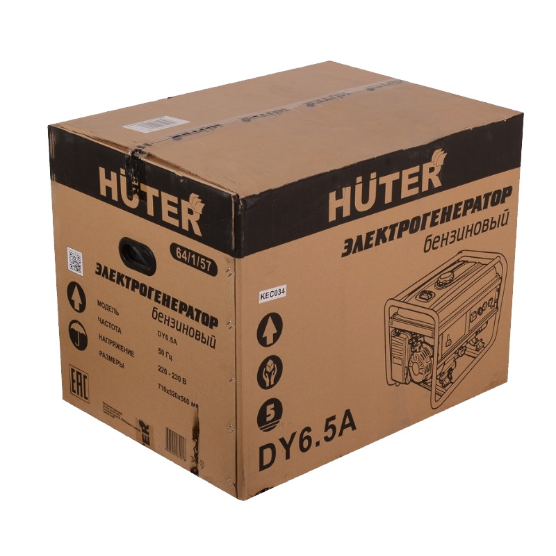 Бензиновый генератор Huter DY6,5LX в Кинешме