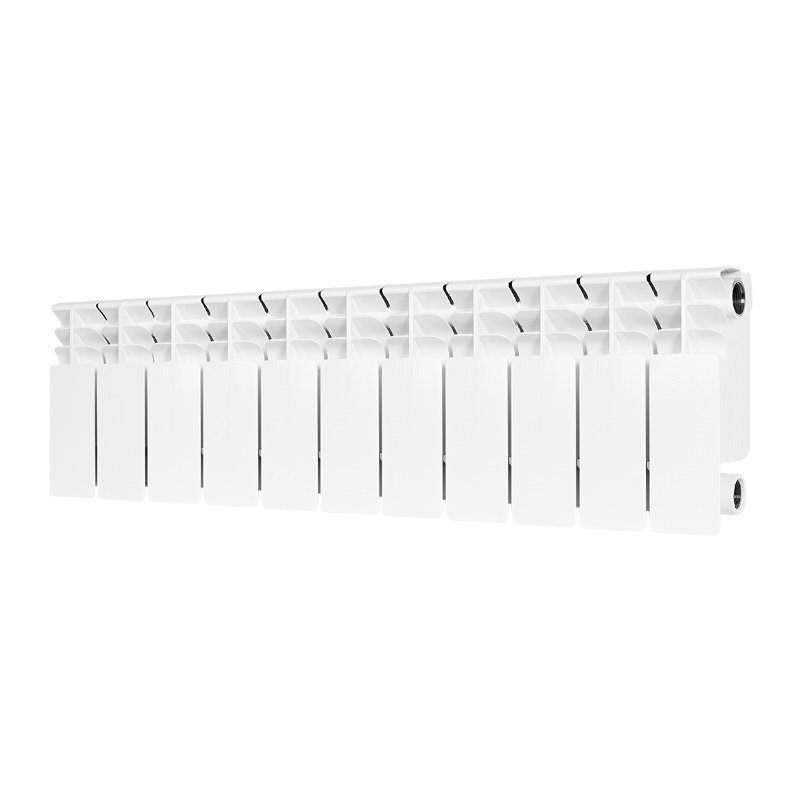 Радиатор Stout SRB-3310-020011 TITAN 200, 11 секций, биметаллический, боковое подключение (белый RAL 9016)