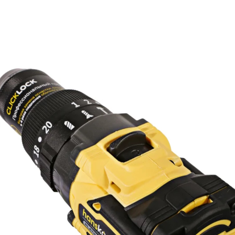 Дрель аккумуляторная Hanskonner HCD18165BL, б/щ удар 1BS,165Нм, под MAKITA LXT, 13мм, без АКБ и ЗУ в Угличе