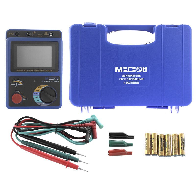 Измеритель сопротивления изоляции (мегаомметр) Мегеон 13200 к0000011555