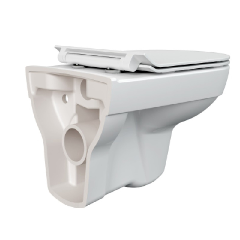 Комплект Cersanit CITY CO DP 64121, инсталляция LINK PRO + кнопка ESTETICA пластик хром глянцевый