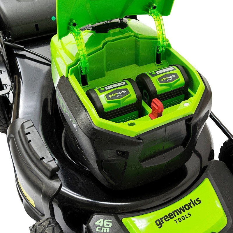 Газонокосилка аккумуляторная 40В Greenworks GD40LM46SPK5 (АКБ 5 Ач, ЗУ) 2506807UG в Муроме