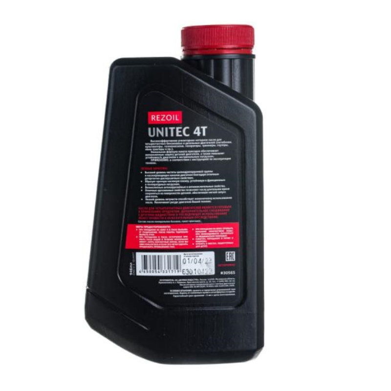 Масло 4-т. минеральное Rezoil Unitec HD SAE 30 API SJ/CF 0,946 л  03.008.00010 в Муроме