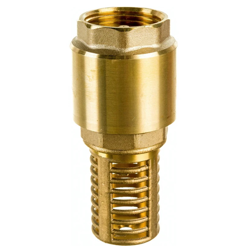 Клапан обратный с сеткой Unipump 50133, сетка - латунь, толкатель - латунь в Угличе