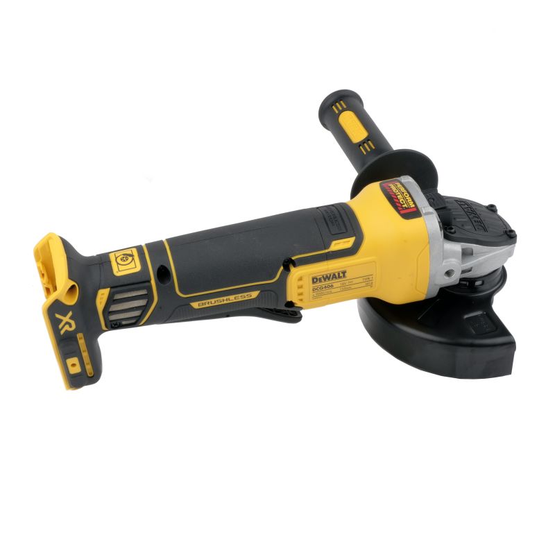 Угловая шлифмашина (болгарка) аккумуляторная Dewalt DCG406N, 125 мм, 18 В, без АКБ и ЗУ, плавный пуск в Твери