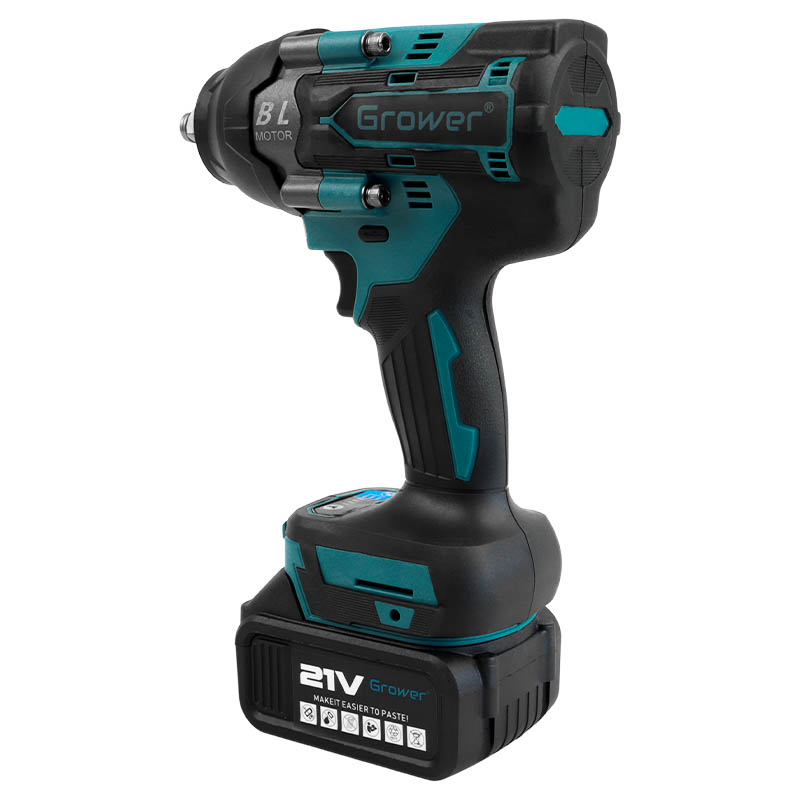 Бесщеточный ударный гайковерт Grower DBL11, 700 Нм, 21v (под Makita LXT), 4Ah аккумулятор 2 шт, в кейсе в Муроме