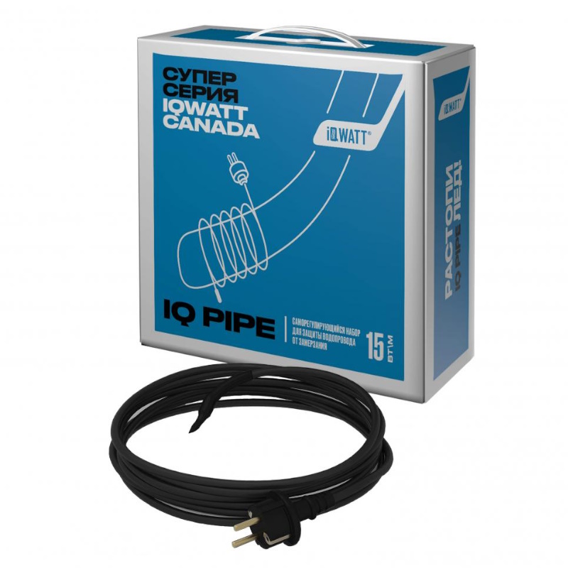 Набор для защиты водопровода от замерзания Iqwatt IQ PIPE 5m 00312 5038₽